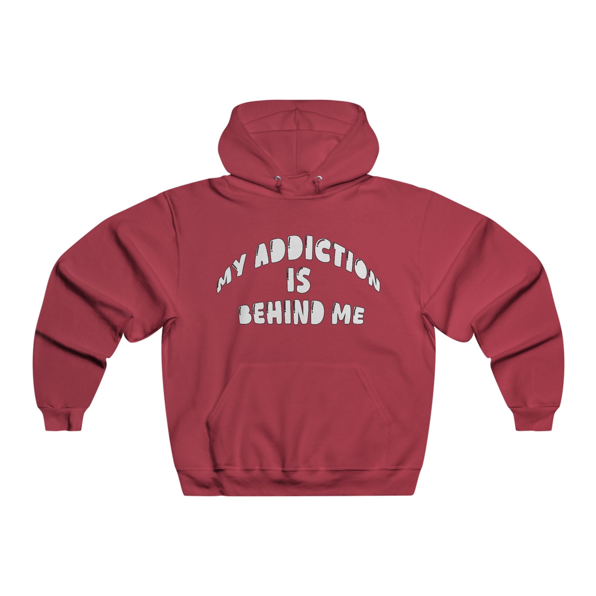 “My Addiction Is Behind Me” Reader Hoodie