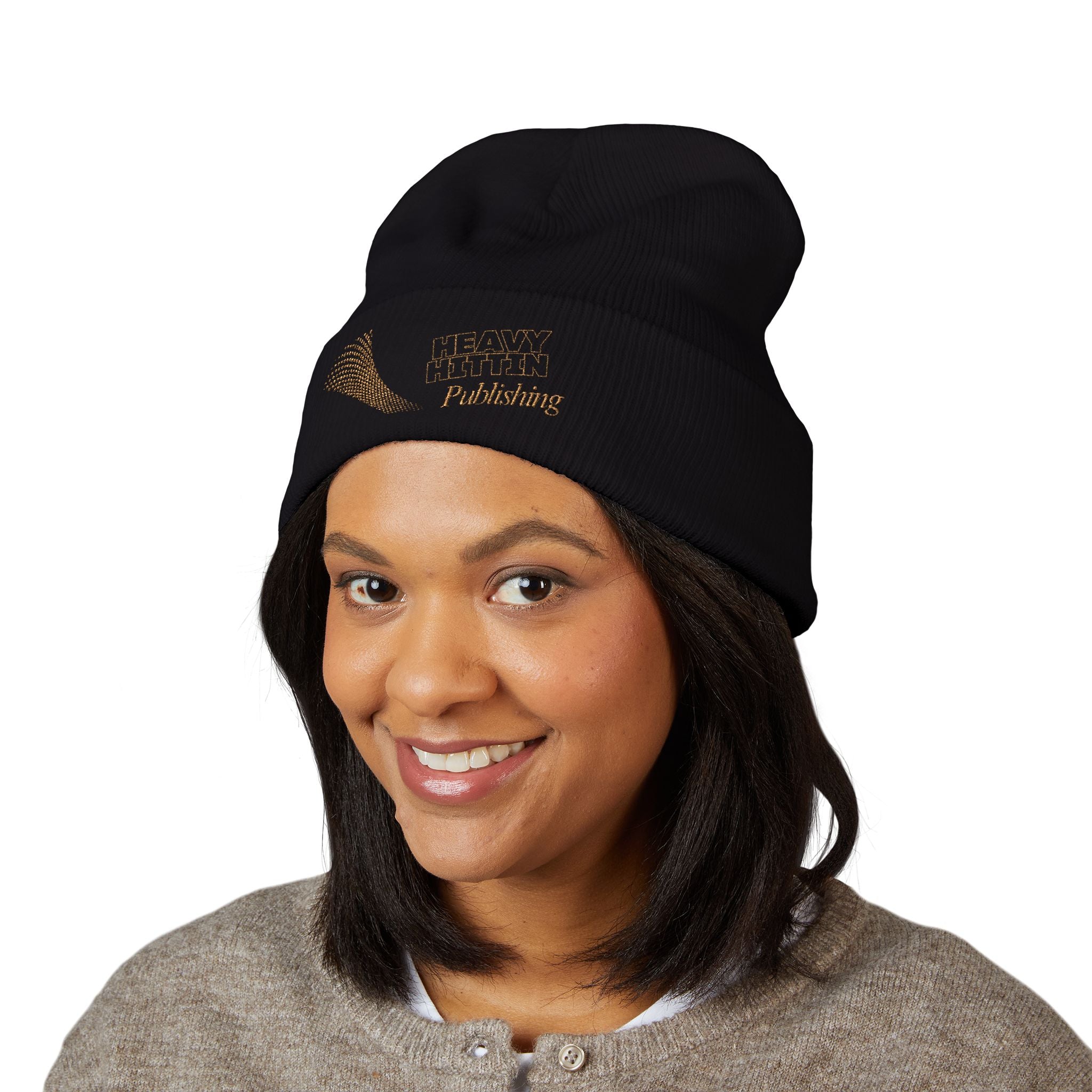 Embroidered Classic Cuffed HeavyHittin Publishing Beanie
