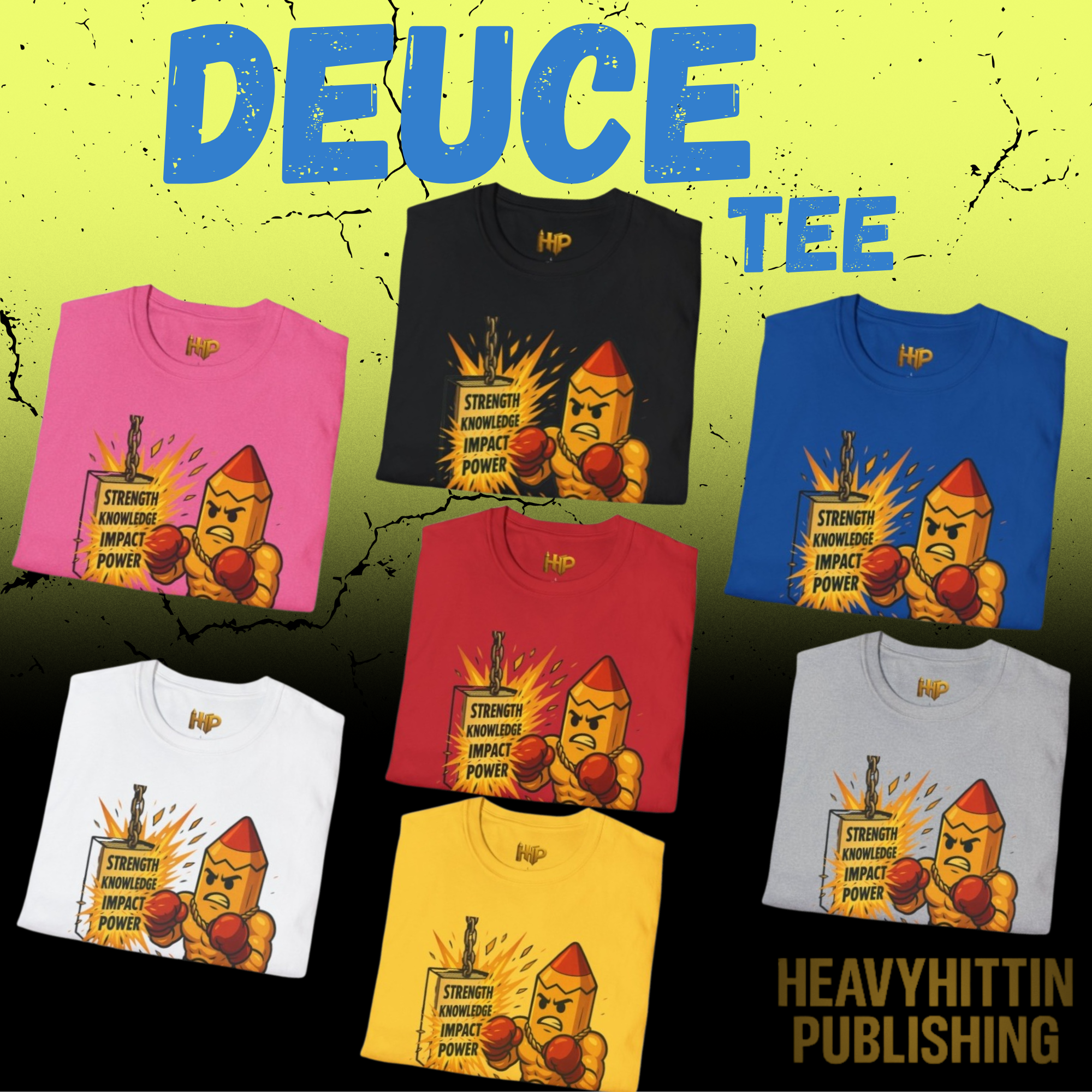 🥊 Deuce Boxer Tee – HeavyHittin Publishing Exclusive