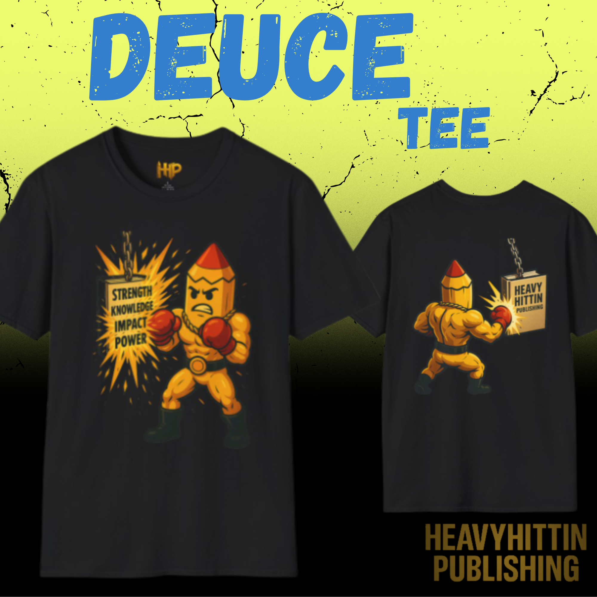 🥊 Deuce Boxer Tee – HeavyHittin Publishing Exclusive