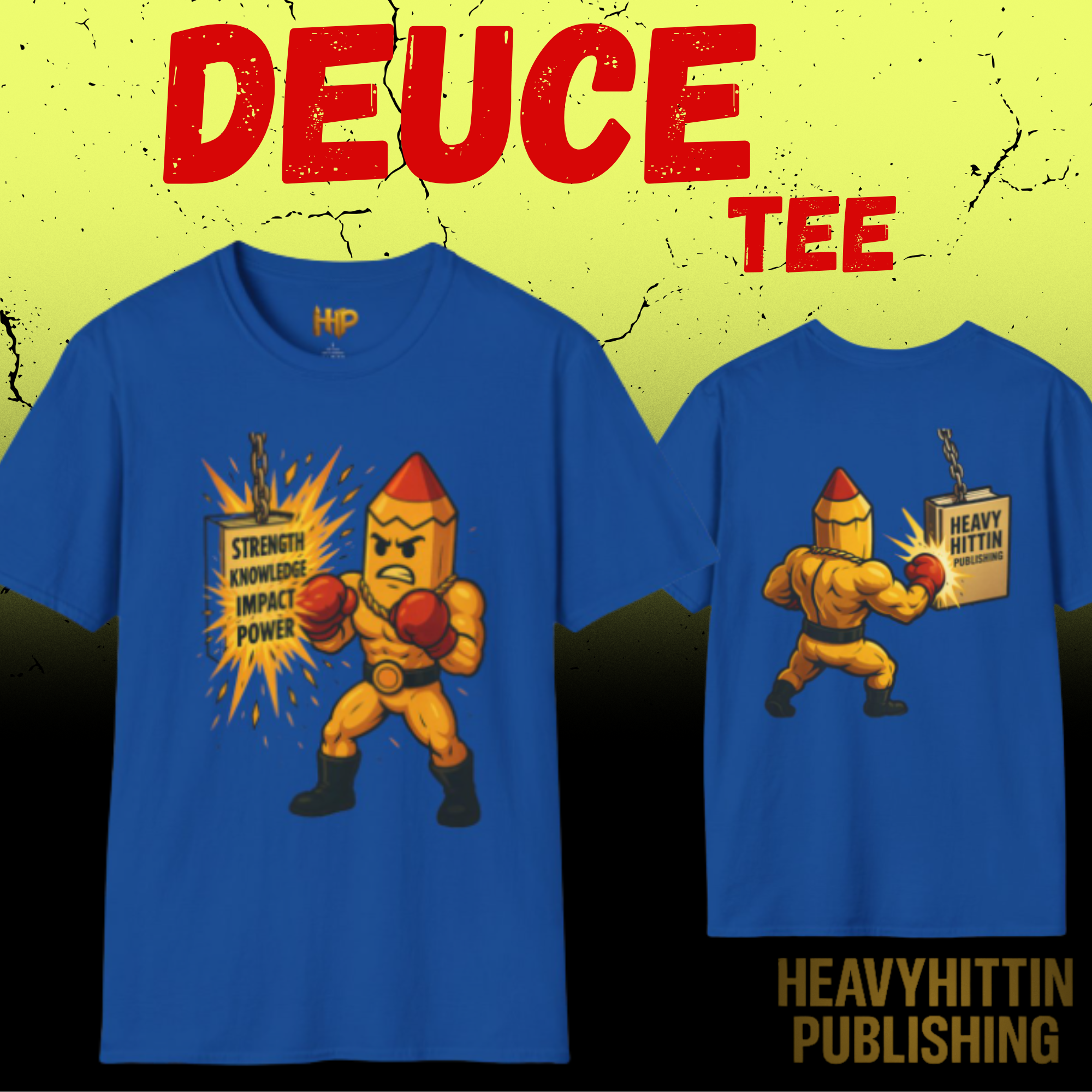 🥊 Deuce Boxer Tee – HeavyHittin Publishing Exclusive