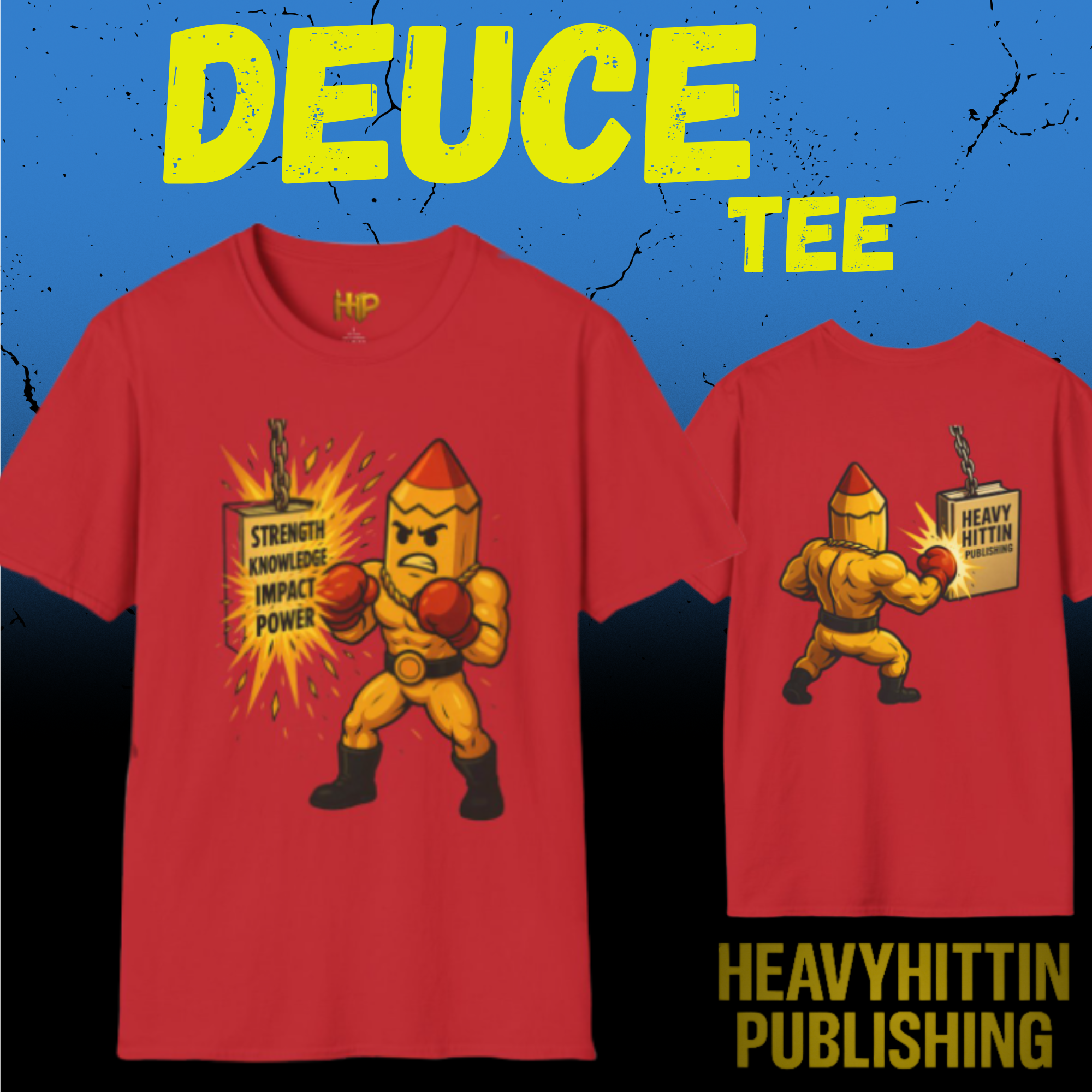 🥊 Deuce Boxer Tee – HeavyHittin Publishing Exclusive