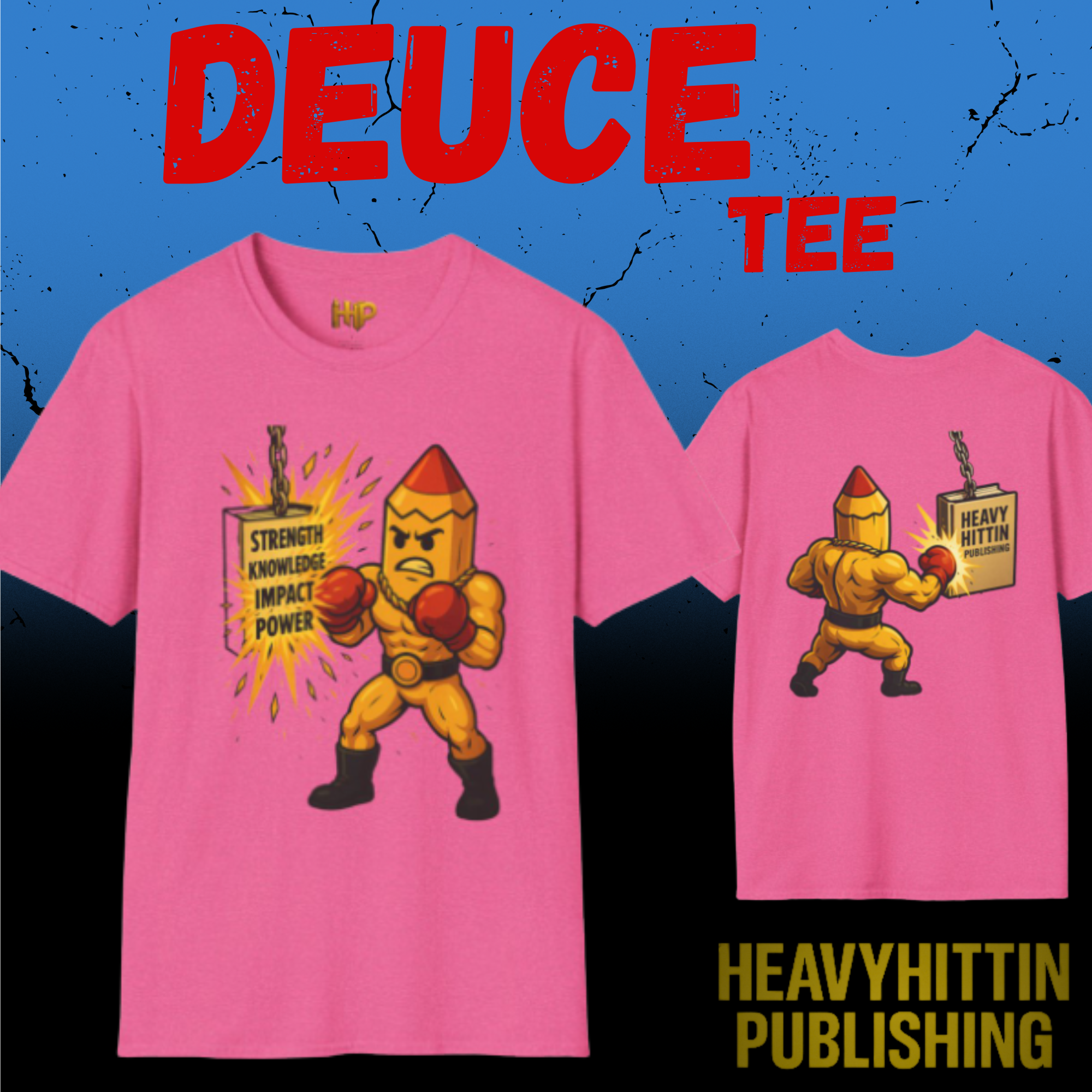 🥊 Deuce Boxer Tee – HeavyHittin Publishing Exclusive