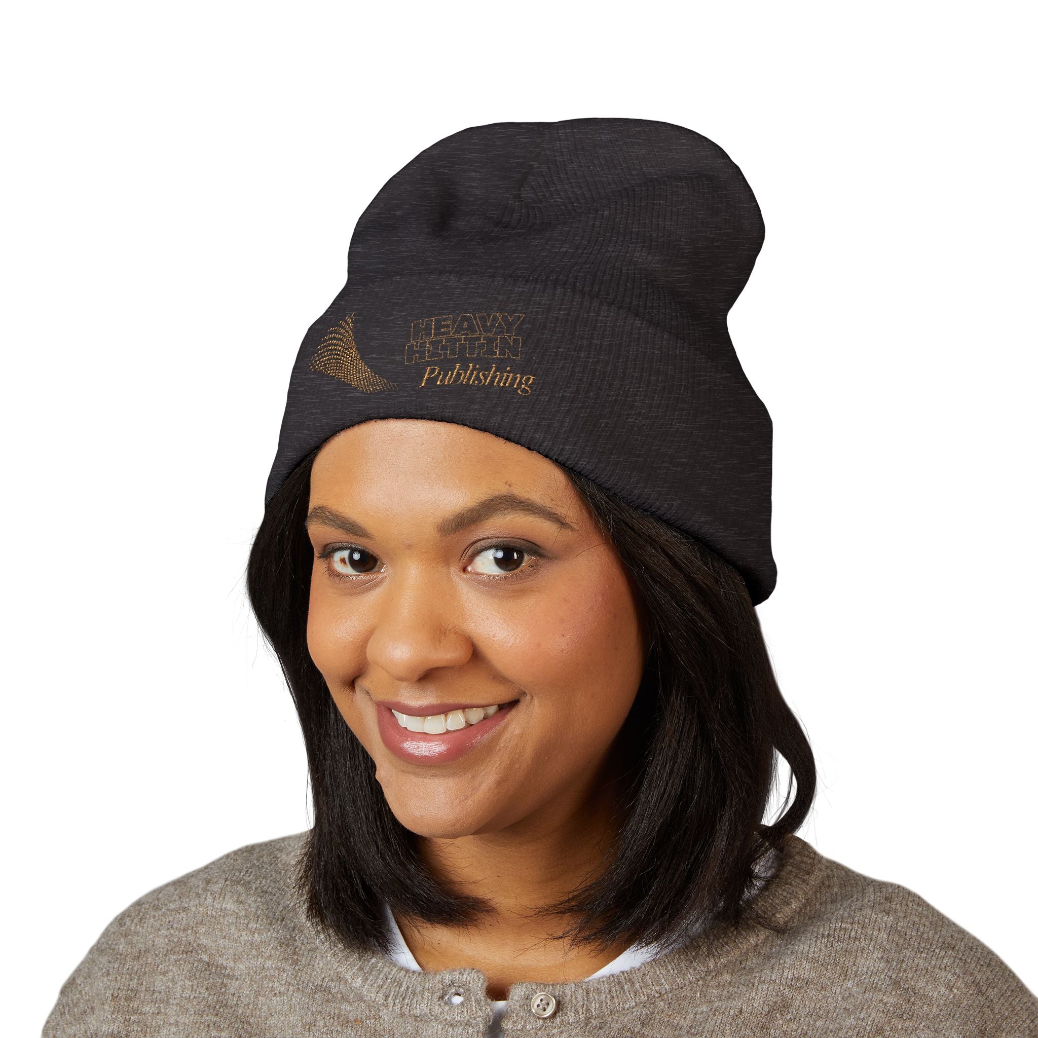 Embroidered Classic Cuffed HeavyHittin Publishing Beanie