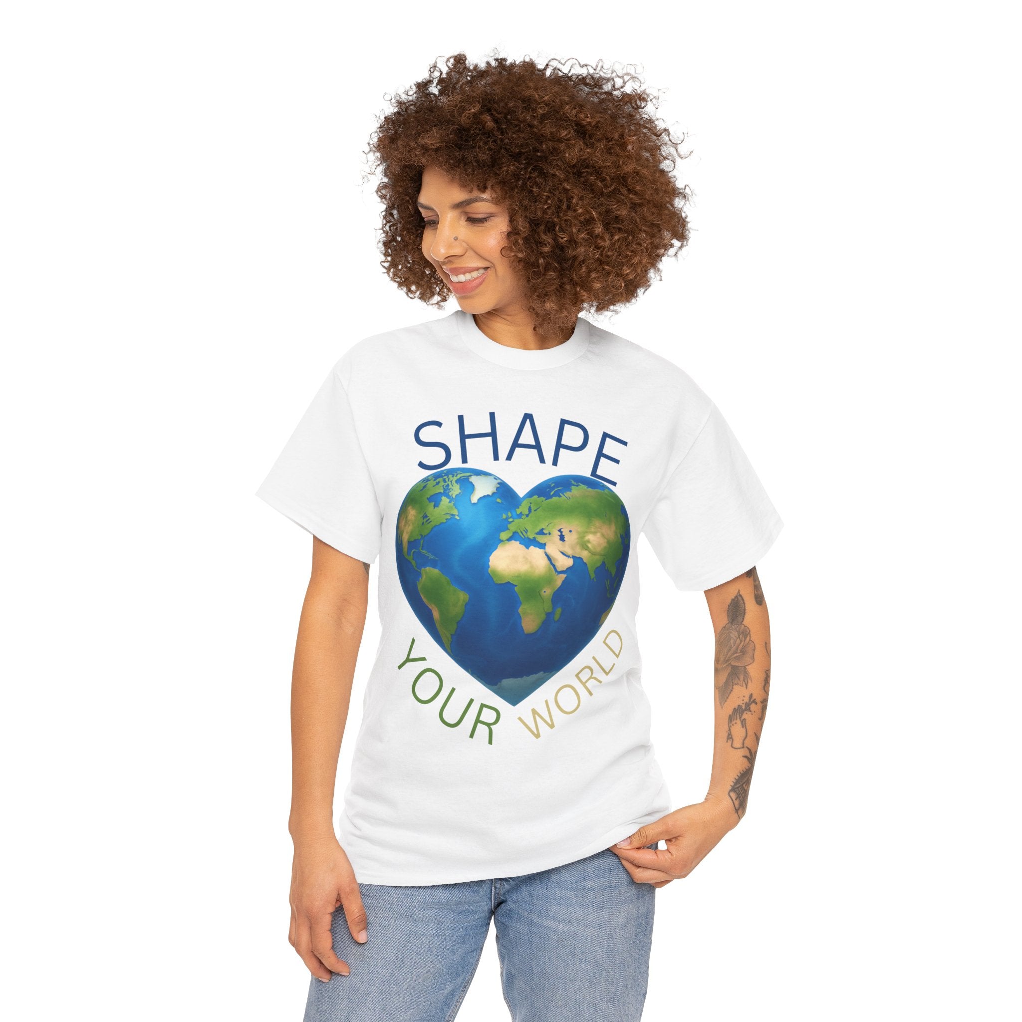 🌍 Shape Your World. Read Heavy Tee