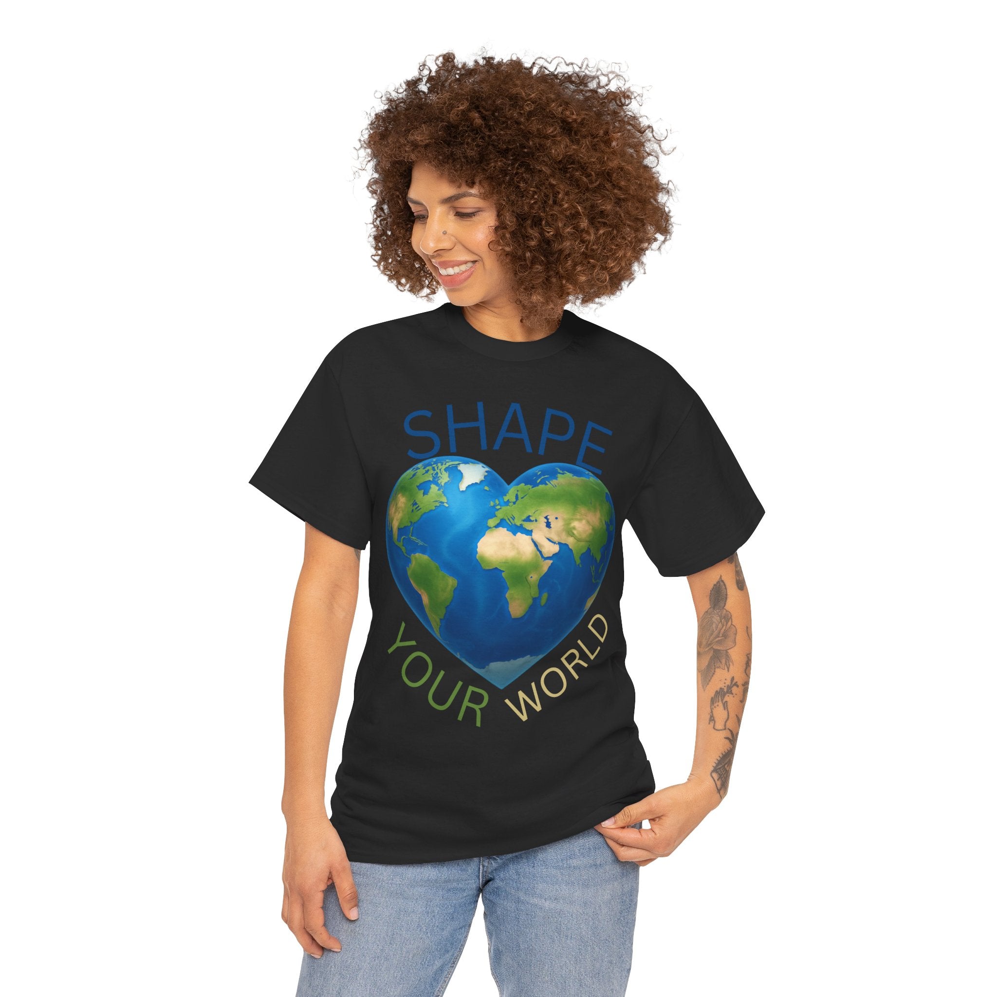 🌍 Shape Your World. Read Heavy Tee